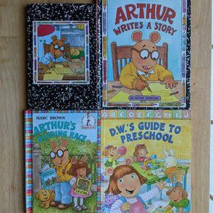 4 Arthur by Marc Brown books, Award Winning Collectibles